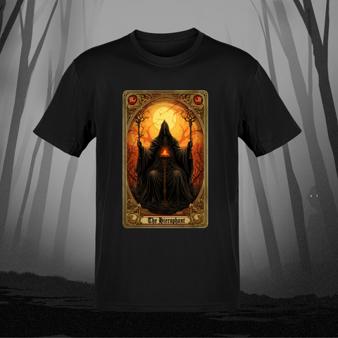 Death and Divine The Hierophant Tarot T-Shirt