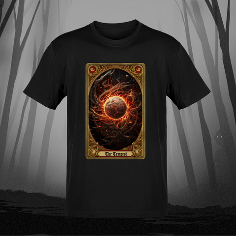 Death and Divine The Tempest Tarot T-Shirt