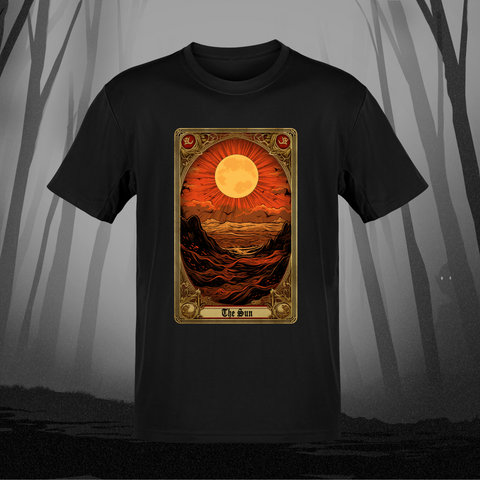 Death and Divine The Sun Tarot T-Shirt