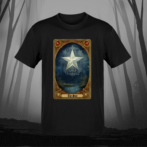 Death and Divine The Star Tarot T-Shirt