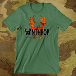 Winthrope Outdoors Orange Camo Tee