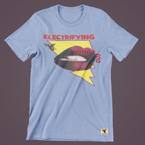 Electrifying Vintage Gold Tee