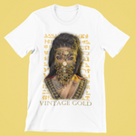 Vintage Gold Goddess Lay T-Shirt