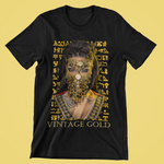 Vintage Gold Goddess Lay T-Shirt