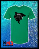 HUDSON JR BOXING LOGO SHARK (BLACK & WHITE LINE)