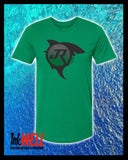 HUDSON JR BOXING LOGO SHARK (GREY & GREEN)