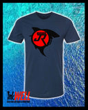 HUDSON JR BOXING LOGO SHARK (BLACK & RED)