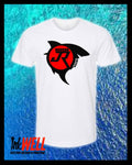 HUDSON JR BOXING LOGO SHARK (BLACK & RED)