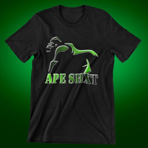 Ape Shxt Apparel Energy Green Classic logo graphic t-shirt