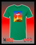 Mushroom Sunset Graphic T-Shirt by Sean Humburg