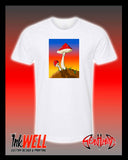 Mushroom Sunset Graphic T-Shirt by Sean Humburg