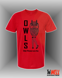 Owls Graphic Design T-Shirt O.W.L.S