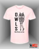 Owls Graphic Design T-Shirt O.W.L.S