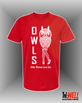 Owls Graphic Design T-Shirt O.W.L.S White