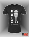 Owls Graphic Design T-Shirt O.W.L.S White