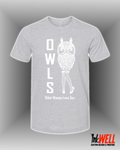 Owls Graphic Design T-Shirt O.W.L.S White